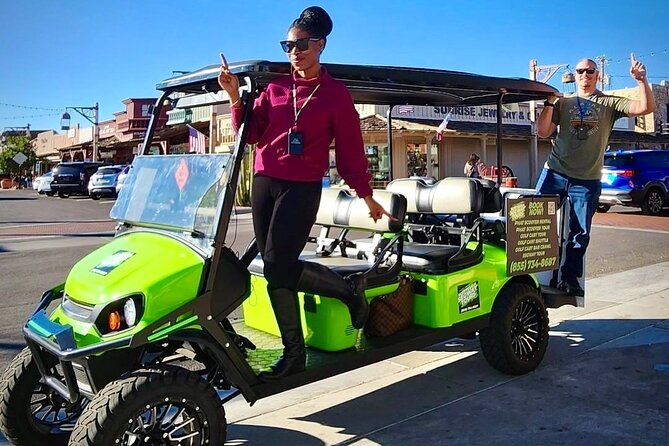 1.5 Hour Stretch Limo Golf Cart Tour, Ultimate Old Town Exploration - Inclusions and Pickup Details