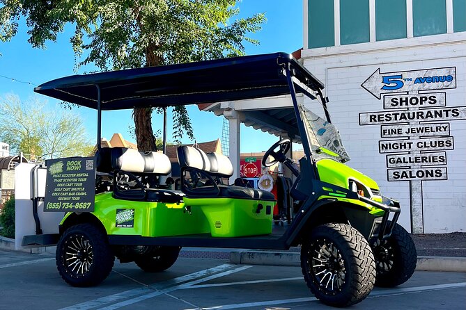 1.5 Hour Stretch Limo Golf Cart Tour, Ultimate Old Town Exploration - Passport to Savings