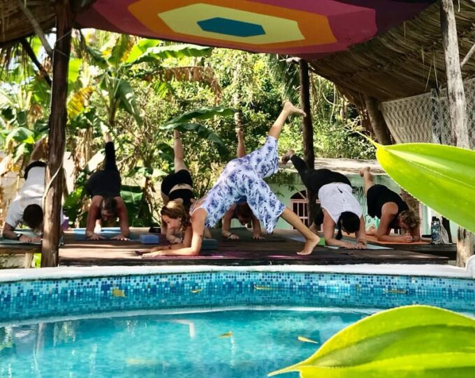 1 Day of Yoga With Bike Tour to the Cozumel Cenote - Bike Ride