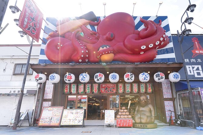 1 Day Takoyaki Making and Osaka Castle Walking Tour - Meal Information