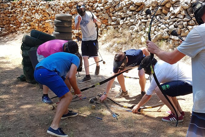 1-Hour Battle Archery Game in Hvar Adventure Park - Game Description