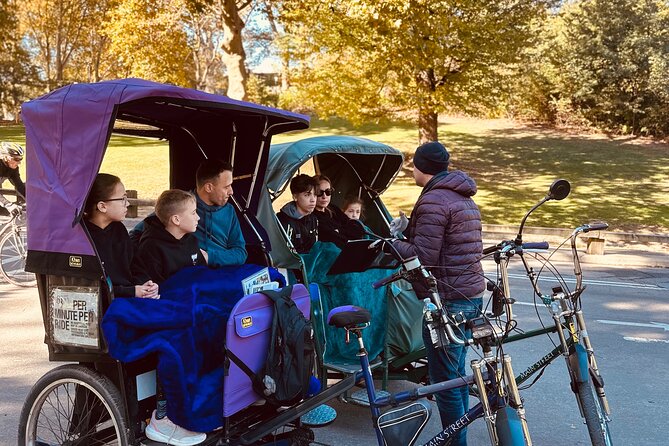 1 Hour Central Park Pedicab Tour. - Key Points