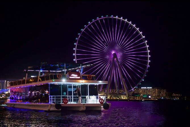 1 Hour Cruise Tour, Dubai Marina & Ain Dubai Including Drinks - Cruise Inclusions