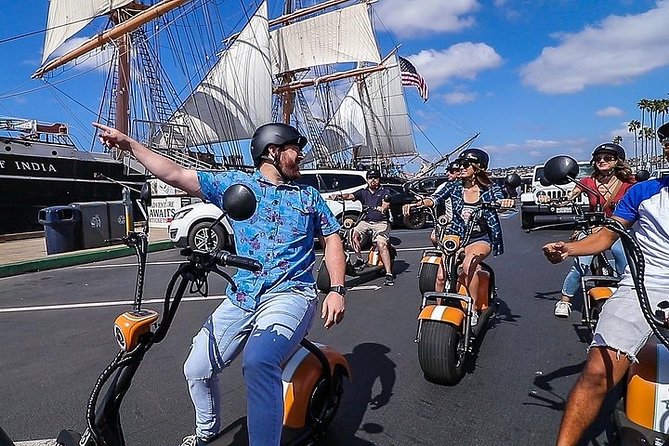 1 Hour GPS Guided Scooter Tour: Harbor/Gaslamp Quarter - Discovering San Diego Bay