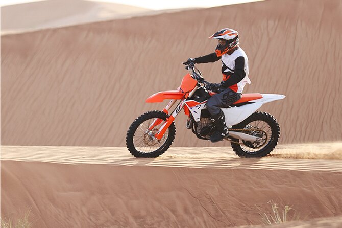 1-Hour KTM 450CC Dirt Bike Desert Adventure Tours in Dubai - Expert-Guided Dirt Bike Riding