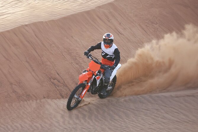 1-Hour KTM 450CC Dirt Bike Desert Adventure Tours in Dubai - Relax in Bedouin-Style Tent