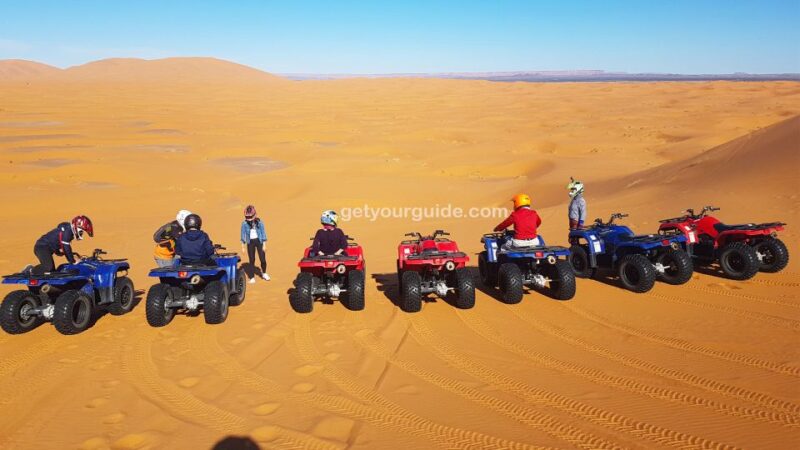 1 Hour Merzouga Desert Quad Biking Tour & Sandboarding - Included Features
