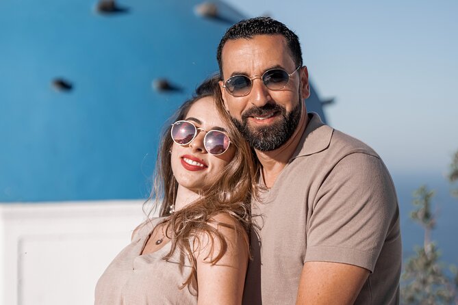 1 Hour Private Couple Photoshoot in Santorini - Customer Reviews Highlights