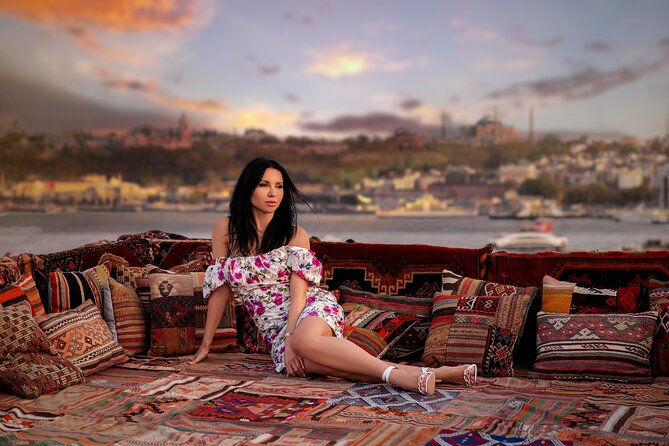 1 Hour Private Photoshoot in Istanbul - Flowing Dress Included