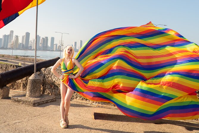 1 Hour Private Photoshoot With Flying Dress Rental in Cartagena - Capturing the Perfect Moments