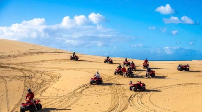 1 Hour Sand Dunes ATV Quad Bike Ride With Pro Photos Taken - Tour Guide Languages