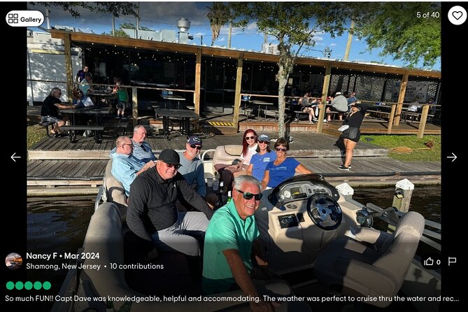 1 Hour Scenic Pontoon Day Cruise - Accessibility and Participant Information