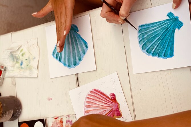 1 Hour Watercolor Workshop in Parikia Paros! - Class Duration and Schedule