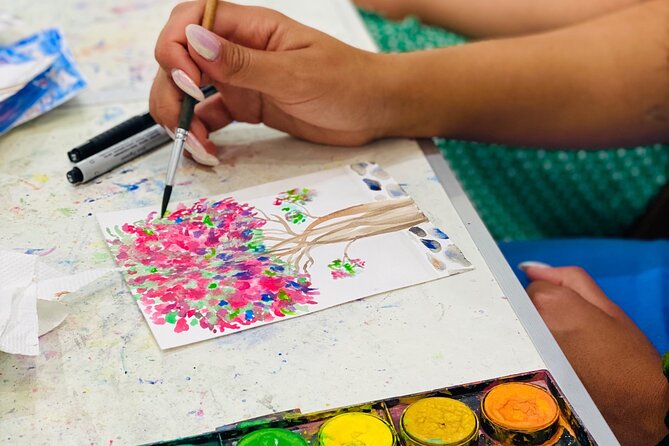1 Hour Watercolor Workshop in Parikia Paros! - Artistic Materials Provided