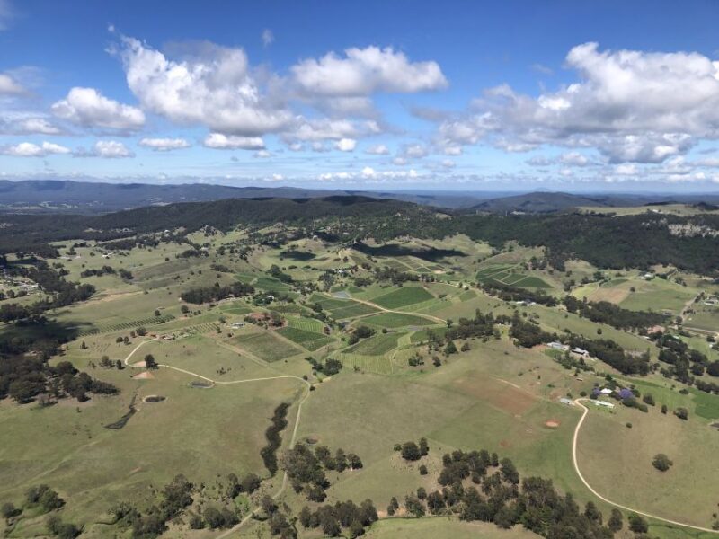 10 Minute Helicopter Scenic Flight Hunter Valley - Booking Information