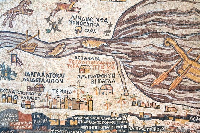 1DAY Private Spiritual Tour to Amman Madaba Baptism Site Dead Sea - Key Points