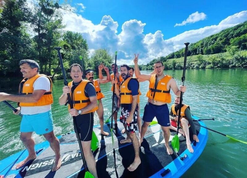 1h30 of Supersize Paddle on the Saône River Near Lyon - Scenic River Paddle