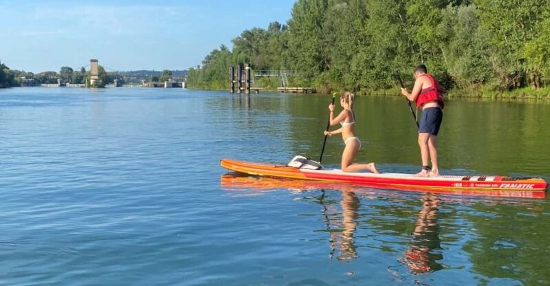 1h30 of Tandem Paddle on the Saône River Near Lyon - Key Points