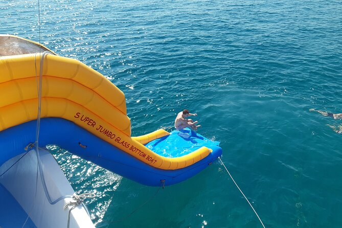 2.5 Hour Glass Bottom Boat Trip, Snorkeling, Sliding and Fun - Inclusions