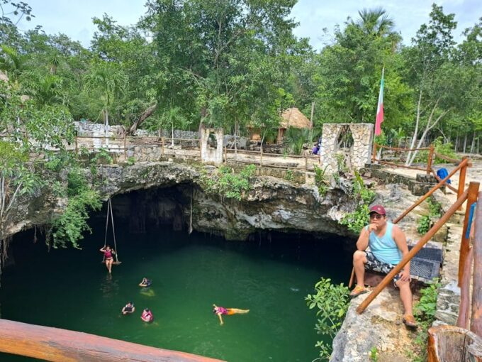 2 Cenotes, 1 Lagoon & Playa Paraiso From Cancun - Free Cancellation and Payment