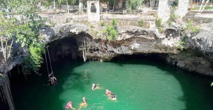 2 Cenotes, 1 Lagoon & Playa Paraiso From Playa Del Carmen - Kaam Lumm Lagoon