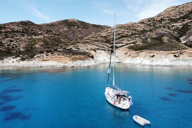 2-Day Private Sailing Tour Around Milos, Kimolos and Polyaigos - Day 1: Exploring Milos