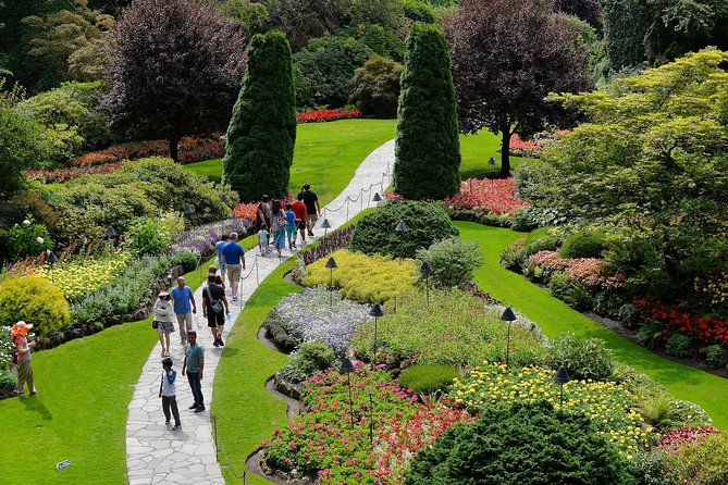 2-Day Victoria & Butchart Gardens Tour With Overnight at the Inn at Laurel Point - Explore Butchart Gardens