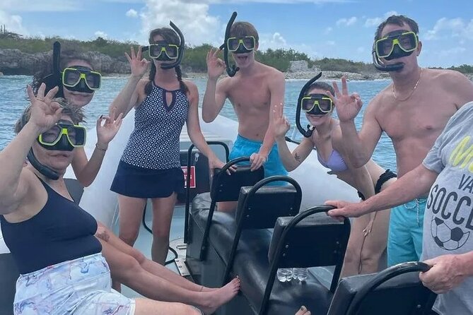 2 Hour Adventurous Powerboat Sightseeing & Snorkel Private Tour - Curacao Destination