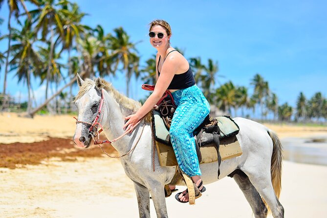 2-Hour Beach Horseback Riding in Punta Cana + Gift SIM Card - Photography and Memories