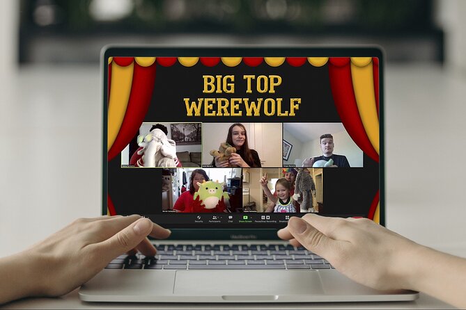 2-Hour Big Top Werewolf Private Guided Virtual Game Party - Meeting Details