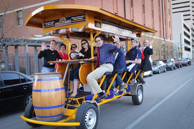 2-Hour BYOB Cowtown Cycle Party for 6-15 Happy Adults in FW - Additional Tour Information