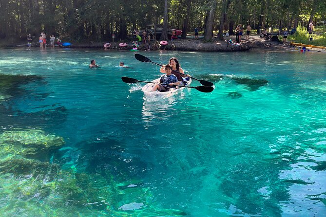 2 Hour Glass Bottom Guided Kayak Eco Tour in Gilchrist Blue - Cancellation Policy