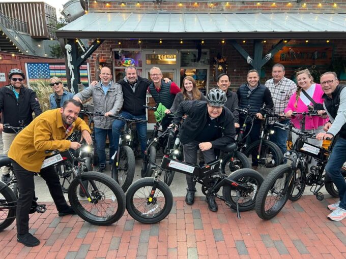2-Hour Night Rider E-Bike Bar Crawl - Tour Itinerary