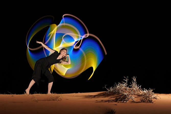 2-Hour Private Light Painting Experience on the Sand Dunes - Booking Information