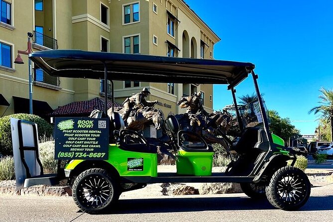 2 Hour Stretch Limo Golf Cart Tour Sunset and City Lights - Meeting and Pickup