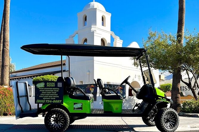 2 Hour Stretch Limo Golf Cart Tour Sunset and City Lights - Sunset Highlights