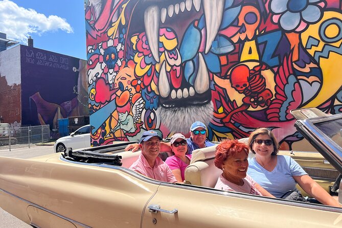 2 Hour Tour of Montreal in Vintage Convertible Cadillac + Murals in Le Plateau - Key Points