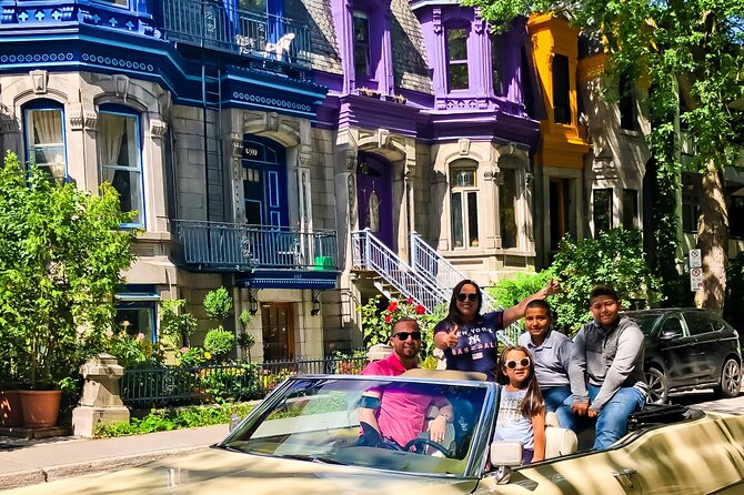 2 Hour Tour of Montreal in Vintage Convertible Cadillac + Murals in Le Plateau - Inclusions