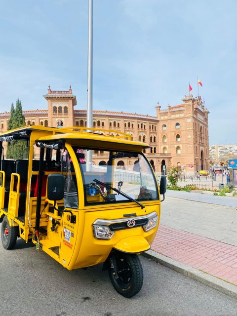 2-Hour Tuk Tuk Tour of the Best of Madrid With Audio Guide - Starting Location and Finishing Point
