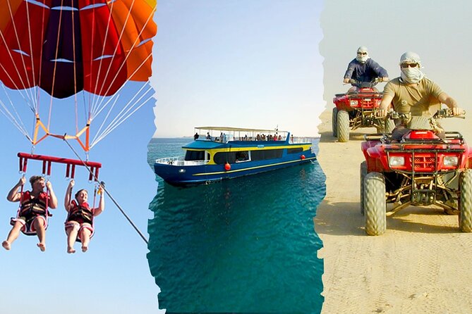 2 Hours Semi-submarine, and 3 Hours ATV Safari, Camel Ride, & Parachute-Hurghada - Detailed Itinerary