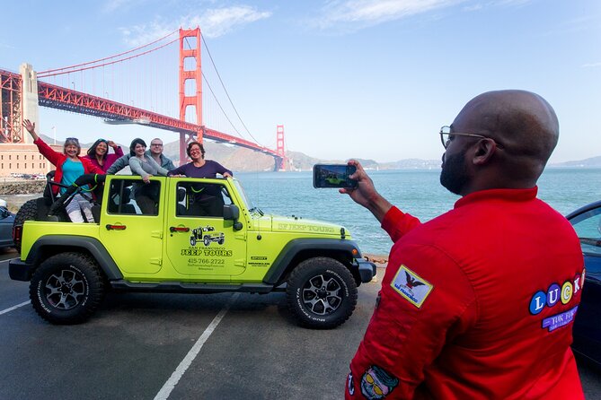 2 or 3 Hour Private Group San Francisco City Tour Open-air Jeep - Pickup and Drop-off