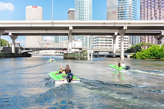 2 Person Mini Power Boat Rental at Tampa Riverwalk - Navigating Bayshore Boulevard