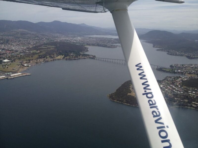 20 Minute Scenic Hobart Plane Flight - Aerial Views of Eastern Shore