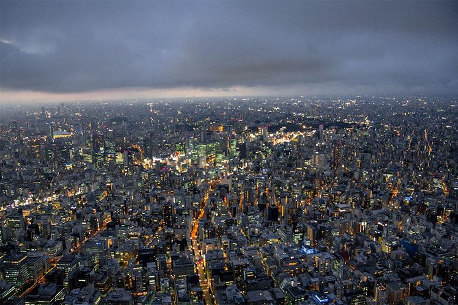 [22 Min]Tokyo City Lights Helicopter Tour : Skytree+Asakusa - Viewing Experience and Atmosphere