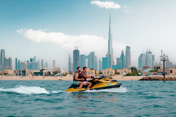 24 Karat Gold Jet Ski Adventure With Burj Khalifa View - Stunning Burj Khalifa Backdrop