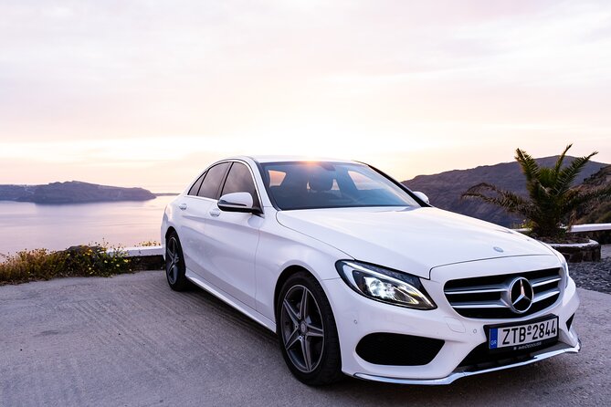 24H Luxury Santorini Transfer.Arrival/Departure One Way - Pickup and Drop-off