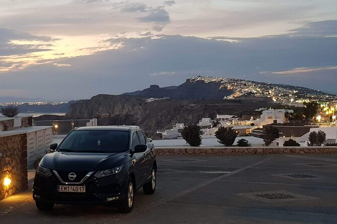 24H Luxury Santorini Transfer.Arrival/Departure One Way - Vehicle Options