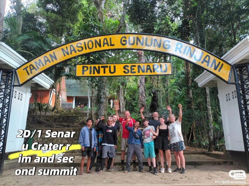 2D/1N Senaru Crater Rim - Tour Highlights