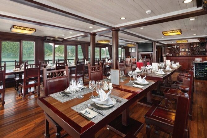 2D1N Halong Bay on Luxury Le Journey Cruise: SQUID FISHING, KAYAK, MEALS - Meeting & Pickup