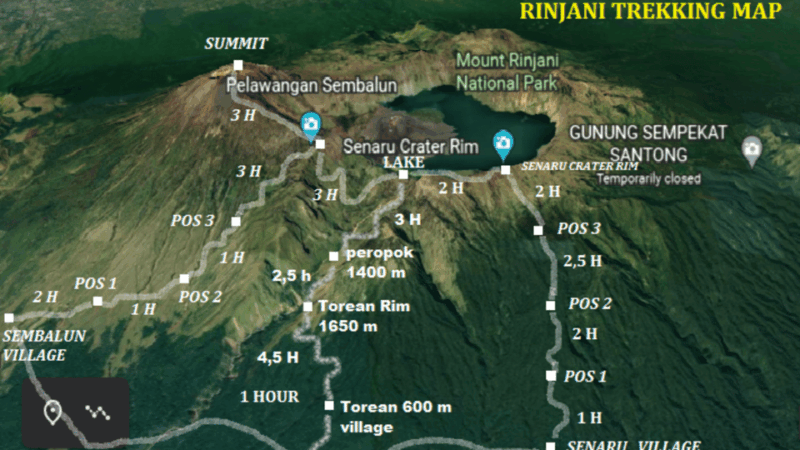 2D1N Rinjani Summit - Participant Requirements